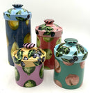 Set/4 Droll Designs Canisters