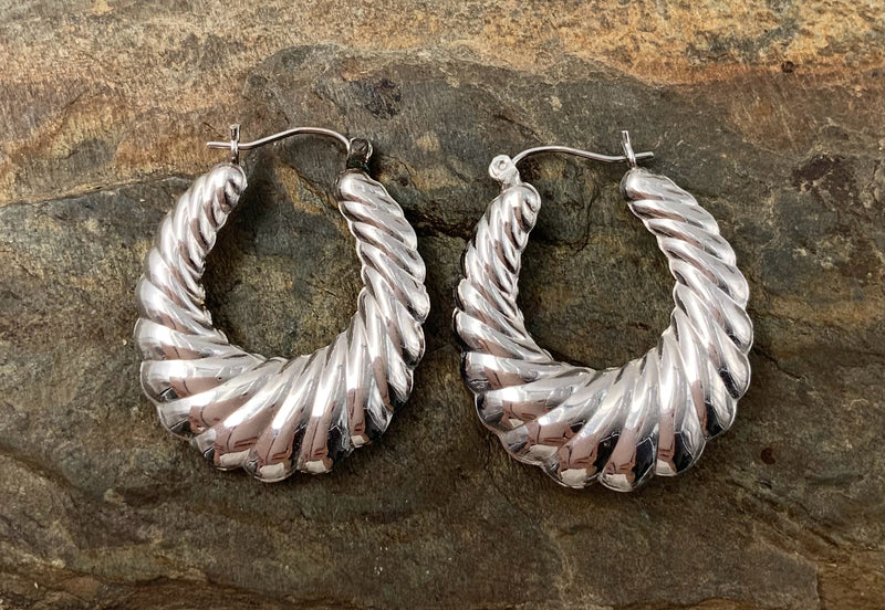 14kt White Gold Earrings