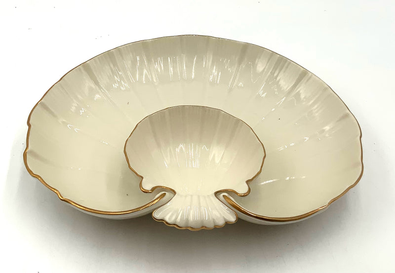 Lenox Porcelain Shell Chip & Dip
