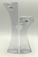 Pair of Kosta Boda Connect Candlesticks