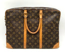 LOUIS VUITTON Vintage Monogram Canvas Leather Trim Voyage Briefcase