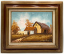 Everett Woodson Oil on Canvas of Barn
