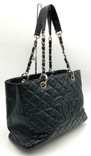 CHANEL Black Caviar Quilted Leather Grand