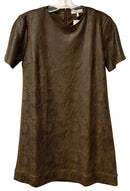 HARPER WREN Brown/Black Snake Print S/S Dress