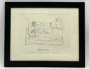 Hand Signed 1969 Picasso Monmartre Eiffel Tower Lithograph