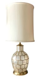 Mid Century Capiz Shell Lamp