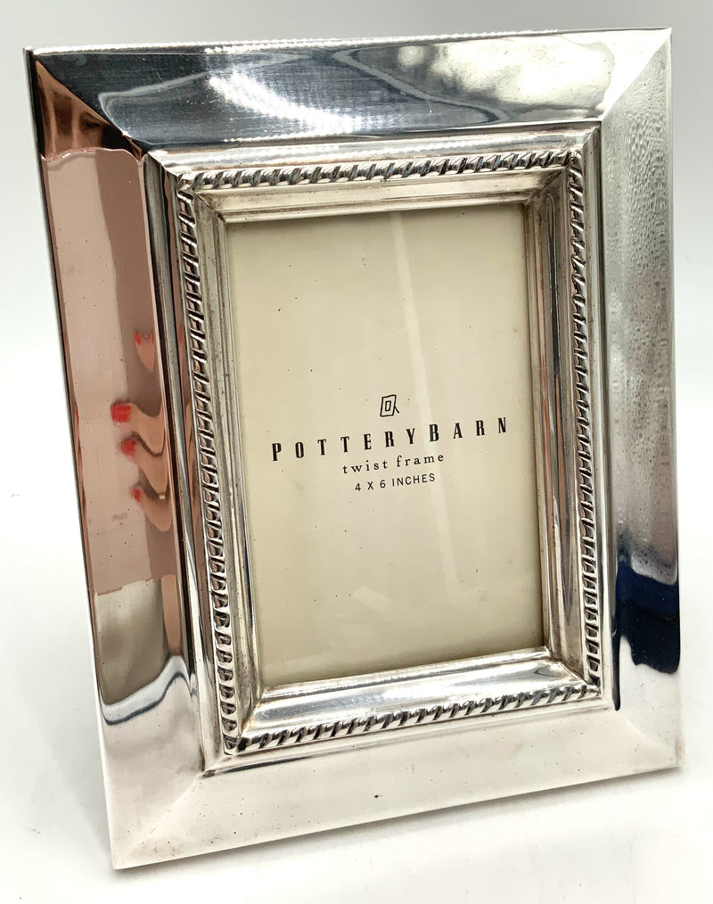 Pottery Barn Silverplate Twist Frame