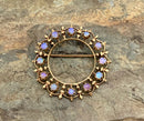 14kt Gold & Opal Brooch