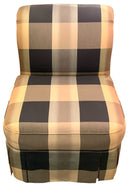 Hickory White Upholstered Slipper Chair