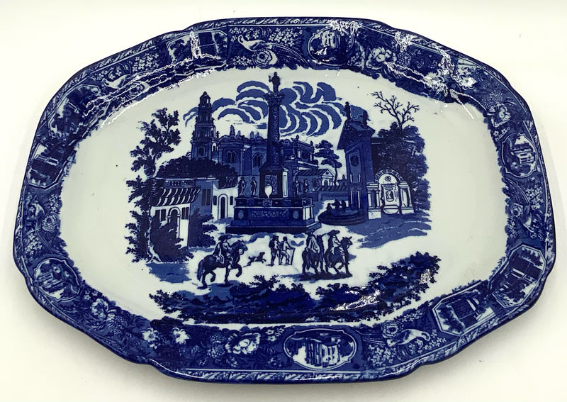 Vintage Blue & White Platter
