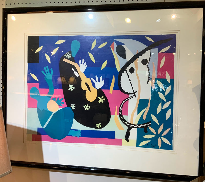 Henri Matisse "Sorrows of the King" Framed Poster