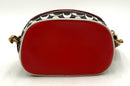 COACH X Disney X Keith Haring Red Cream Black Leather Mickey Signature Crossbody