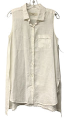 MAX MARA White Raw Edges S/L B/D Tunic