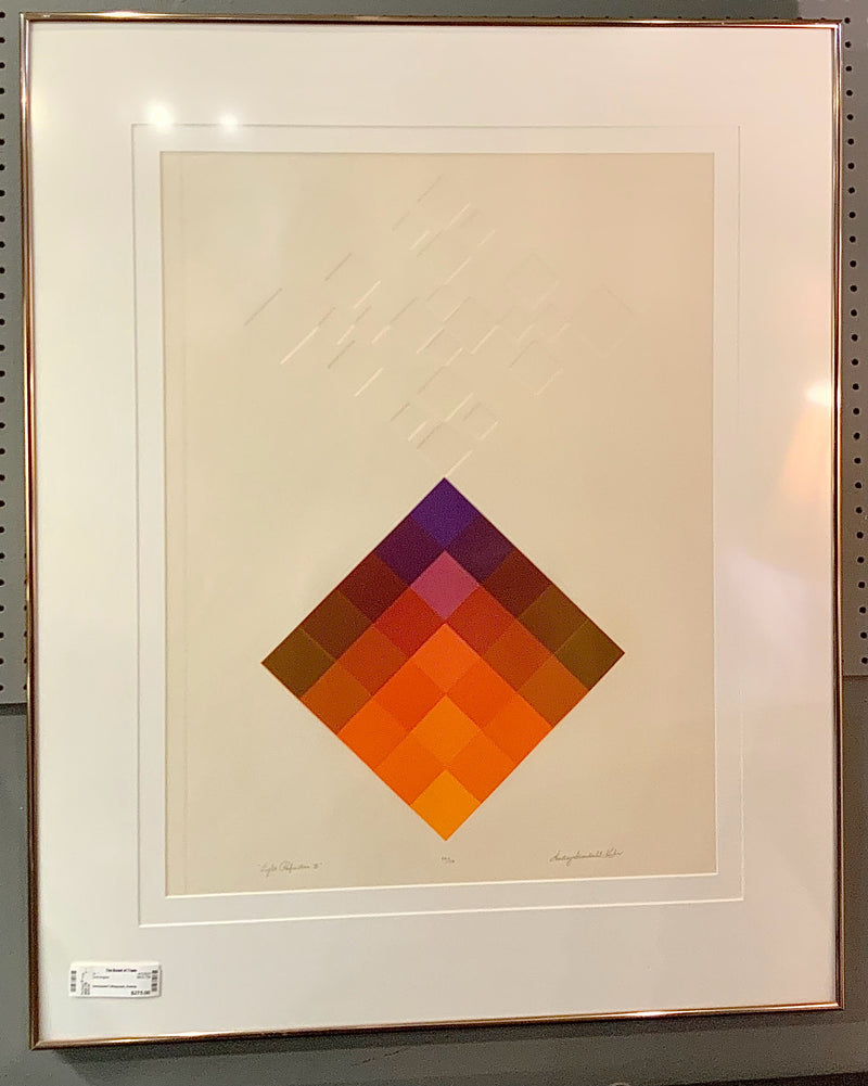Vintage Audrey Grendahl Kuhn Embossed Lithograph