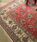 Vintage Handmade Persian Tabriz Rug 11'x11'
