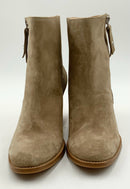 PAUL GREEN Sand Suede Stacked Heel Reya Boots 9.5