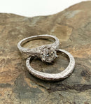 14kt Gold & Diamond Rings Bridal Set (2 Rings)