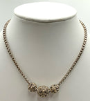 DAVID YURMAN/JOHN HARDY Sterling Necklace/Beads w/14kt Gold Accents