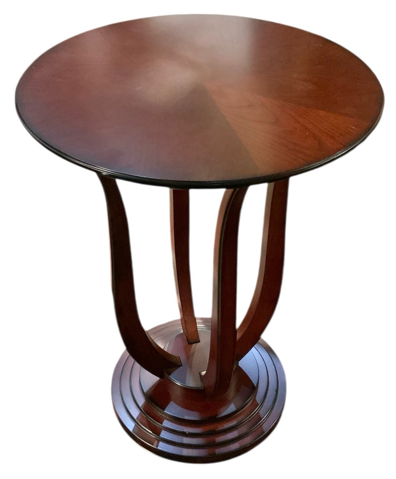 Round Wood Occasional Table