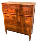 Antique Empire Four Drawer Chest