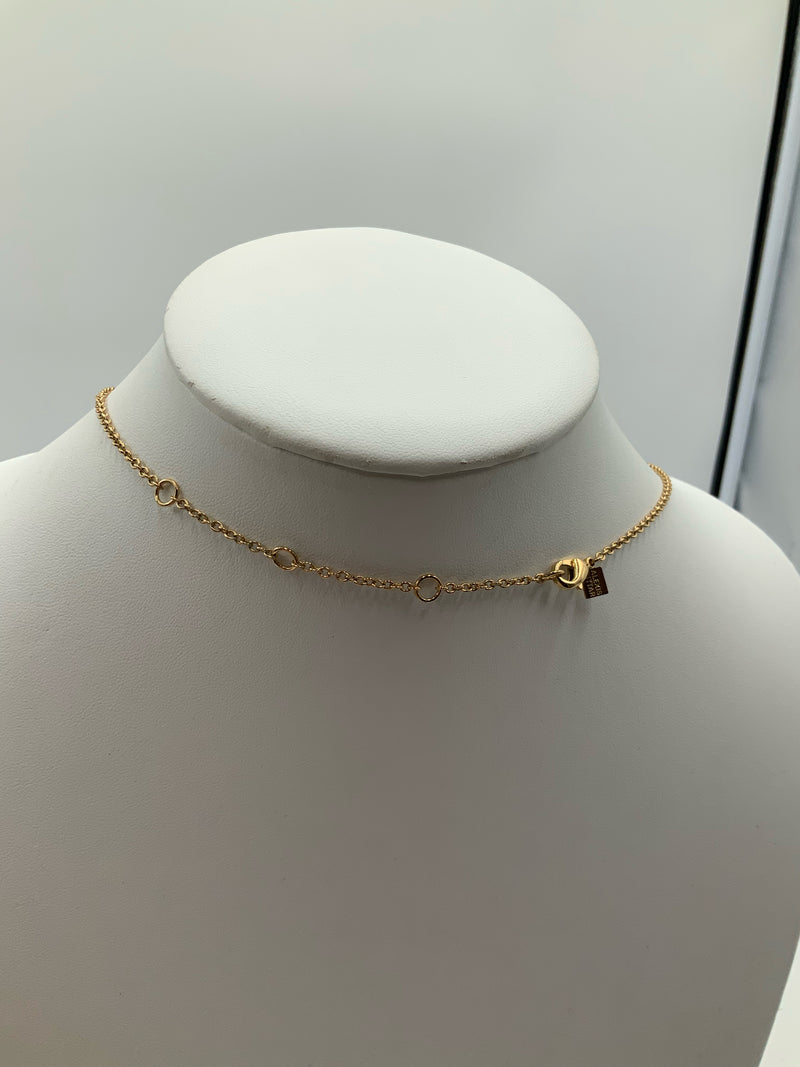 ALEXIS BITTAR Goldtone Fox Silhouette Necklace