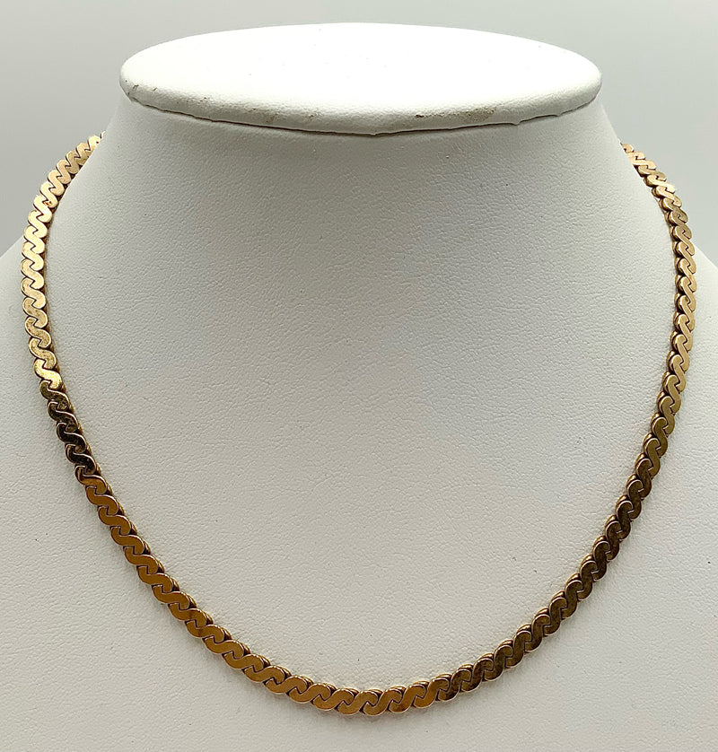 COSMO 14kt Gold S-Chain Necklace