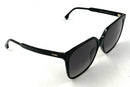 FENDI Black Frame Polarized Lens Square Frame Fine Sunglasses