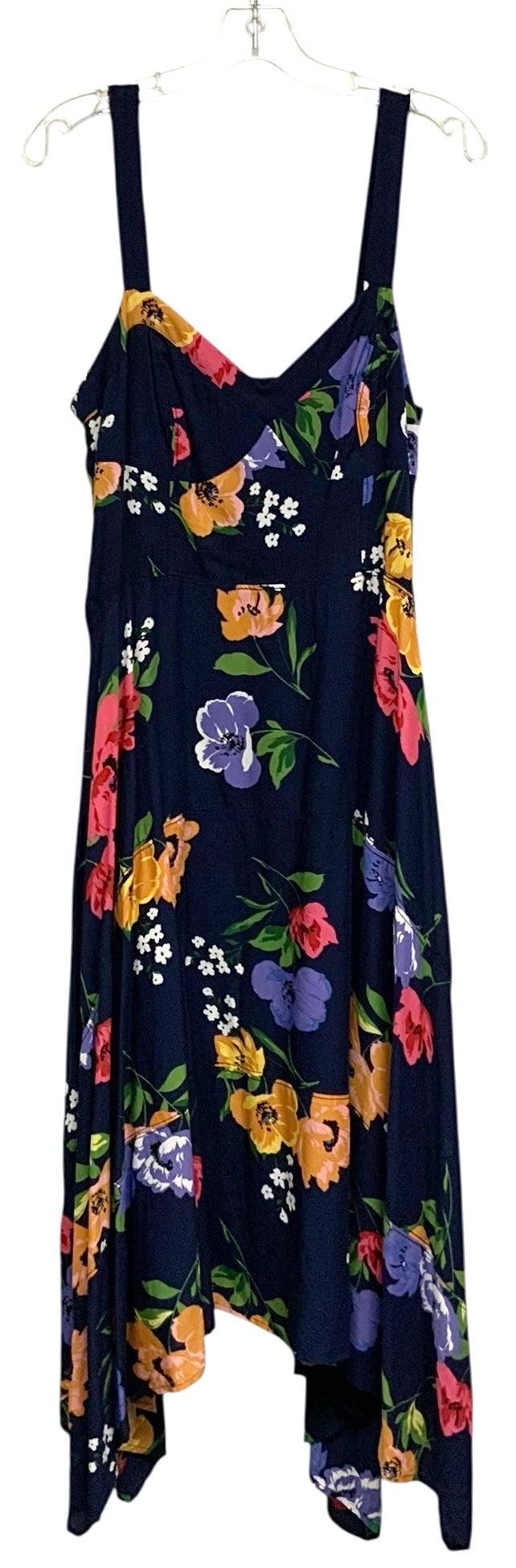 MAEVE Blue Multi Floral A Line Dress