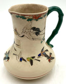 Antique Japanese Pitcher With Bird Motif