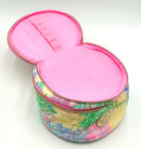 LILLY PULITZER Multi Bright Delight Patchwork Round Cosmetic Case