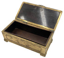 Vintage Jennings Brothers Brass Casket Box