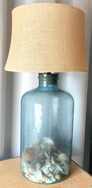 Blue Glass Demi John Lamp