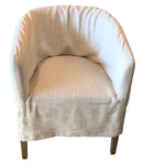 Set/4 Slipcovered Dining Chairs