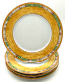 Set/4 Jean Louis Coquet Terre De Sienne Dinner Plates
