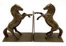 Pair of Vintage Brass Horse Bookends