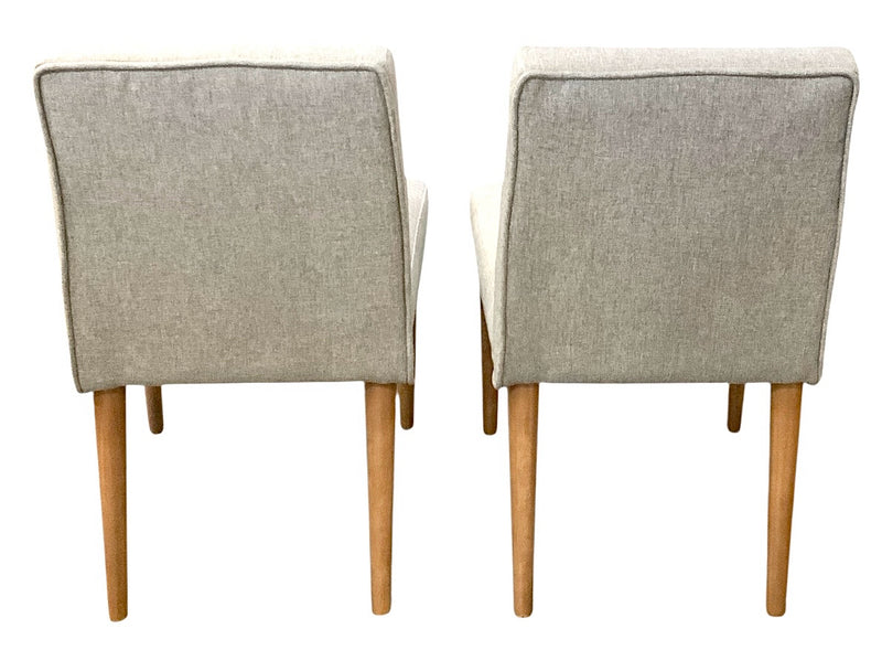 Set/8 Mid Century Style Upholstered Dining Chairs