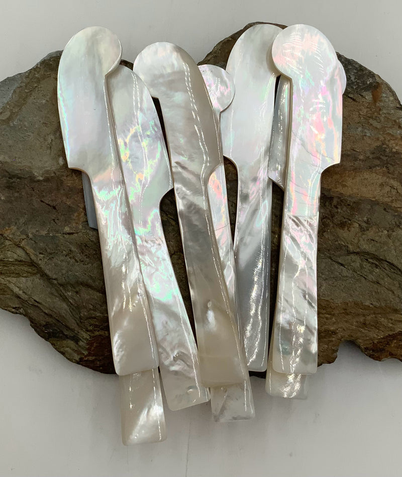 Set/8 Mother of Pearl Cheese Spreaders