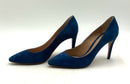 EMPORIO ARMANI Blue Suede Pumps 39