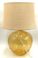Amber Glass Demi John Lamp
