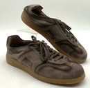SANTONI Taupe Sue DBS Oly Low-Top Sneakers 10.5