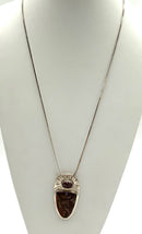 Artisan Sterling, Ruby & Pietersite Necklace
