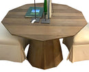 Olio Octagonal Dining Table With Center Pedestal