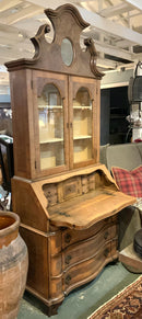 Vintage Burled Wood Secretary