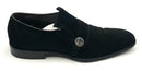 CESARE PACIOTTI Black Suede Slip On Dress Shoes 9