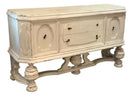 Vintage White Chalk Painted Sideboard