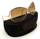 TOM FORD Rose Gold "Miranda" Brown Gradient Lense TF130 28F 68-10 Sunglasses