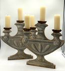 Pair of Antique Italian Stage Candelabras