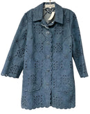 VERONICA BEARD Blue Denim Erilyn Eyelet Shirt Dress, 2pcs
