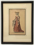 Set/6 Antique Hand Colored Lithographs