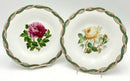Pair of Antique English Plates with Floral Motif